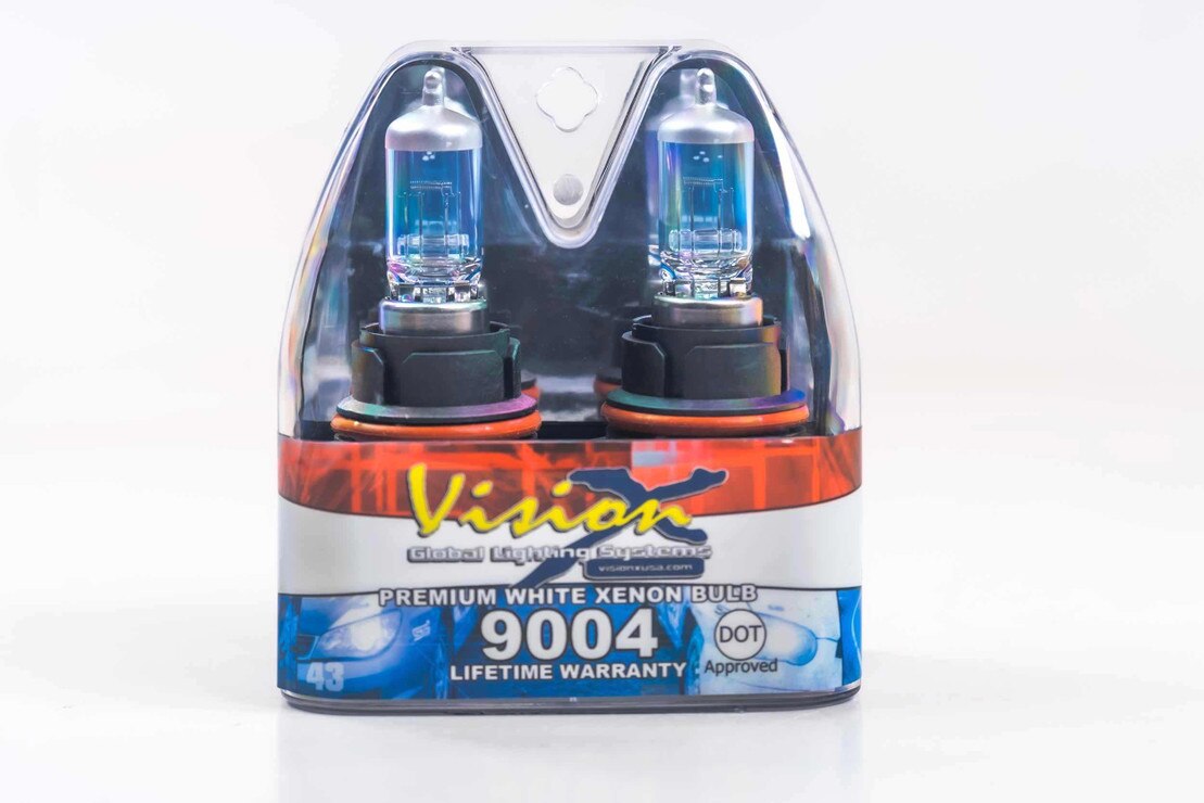 Vision X Superwhite Halogen Bulbs 9004 DOT Approved HR SWGPCK14